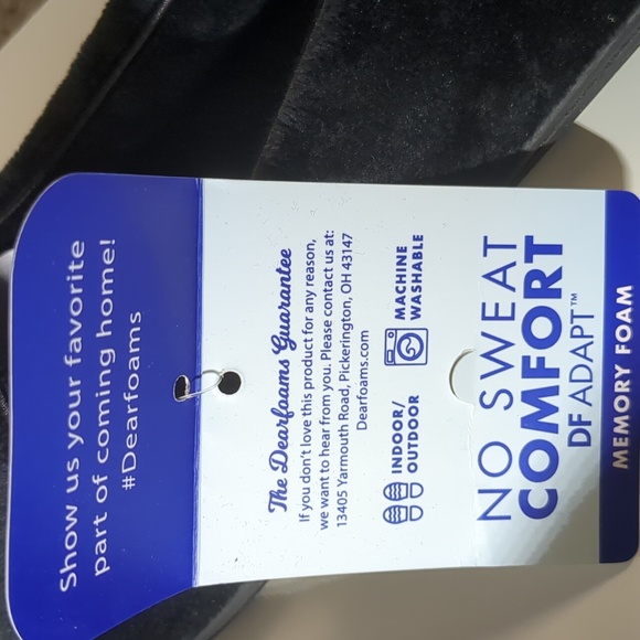 Dearfoam Slippers in Black - Picture 7 of 10